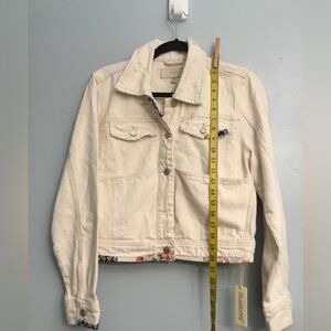 Blank NYC Off-White Denim Jacket